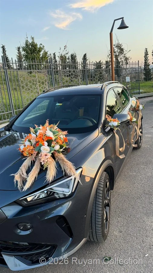 Sonbahar Gelin Araba Süsü 