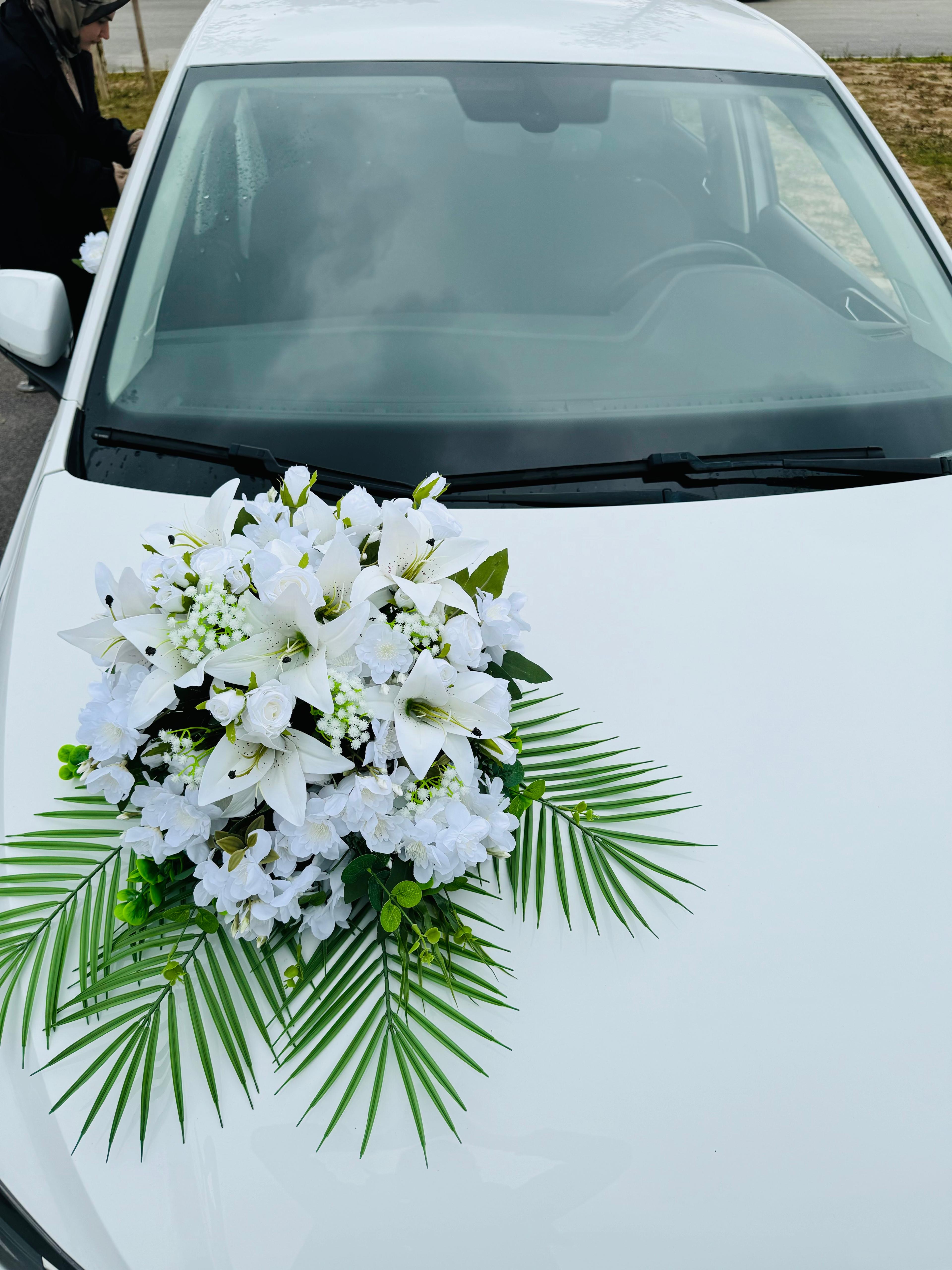 Lilyum Gelin Araba Süsü